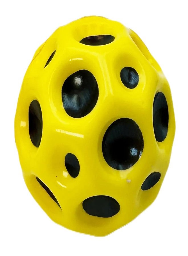 Buko Super Infinity Crazy Bounce Moon Ball: Ultimate Grip and Catch, Enhances Hand-Eye Coordination (Pack of 1 (Yellow) - Image 1